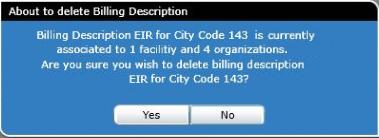 Billing Description Tab Overview